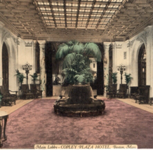 Copley Plaza Hotel Postcard Vintage Boston Massachusetts - £10.94 GBP