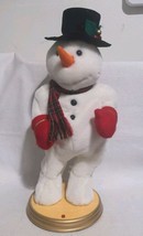 Vintage GEMMY Animated Singing Snowman Hip Swinging Snow Man (20&quot;) - £59.34 GBP