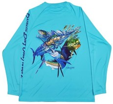BIMINI BAY OUTFITTERS LTD Men&#39;s Hook&#39;M Graphic Long Sleeve Shirt, Scuba ... - £18.32 GBP