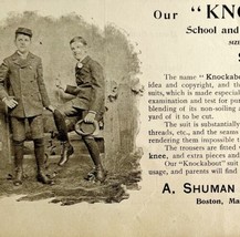Shuman Knockabout Boys Clothes 1894 Advertisement Victorian Clothing ADB... - $14.99