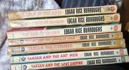 Tarzan Ballantine Lot De 7 1-12 Missing 5 Livres Edgar Burroughs Brochés - £29.31 GBP