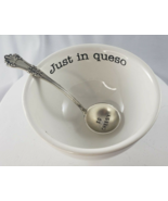 Mud Pie Just in Queso Mexican Dip Bowl Spoon Serving Set Home Circa Coll... - £15.47 GBP