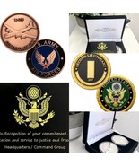 2pcs Army Rank 2LT 2nd O-2 And  B-29 Airplane Coin - $74.59 CAD