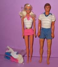 Barbie Ken 80s Mattel 1988 #7801 Tennis Stars Doll Set Doubles TRU Vintage Lot - £39.96 GBP