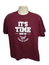Albertus Magnus Its Time Rise Up Adult Burgundy XL TShirt - $331.61 MXN