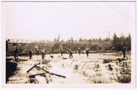 Postcard RPPC Driving Pulpwood Over Kakabeka Falls Ontario - $19.79