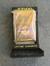 Hard Rock Cafe ATLANTIC CITY, New Jersey Zippo Lighter 1998 Polished Brass - $28.42 Hard Rock Cafe ATLANTIC CITY, New Jersey Zippo Lighter 1998 Polished Brass - $28.42