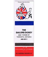 Toronto Ontario Matchbook Cover Empire Pubs The Sailors Dickey - $2.73