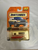 1999 Matchbox Pop Up Camper #62/100 Great Outdoors Series Red White NIP - $5.89