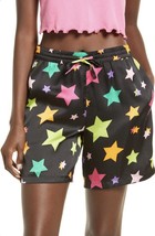 NWT BP Womens Black Shorts Multicolor Stars Size S - £11.73 GBP