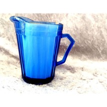 Hazel Atlas Aurora Creamer Cobalt Blue Depression Glass 1935 Small Milk Pitcher - £23.26 GBP