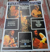 Fleetwood Mac Tusk Recording Sessions Warner Home Video Marketing Poster... - £54.65 GBP