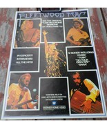 Fleetwood Mac Tusk Recording Sessions Warner Home Video Marketing Poster... - $69.50