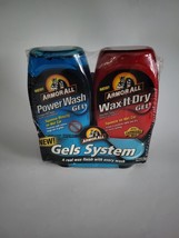 ArmorAll Gels System Car Wash/Wax Power Wash Gel Wax It Dry Armor All New Sealed - $34.78