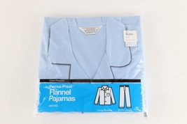 Deadstock Vtg 70s 80s Streetwear Mens Medium 2 Piece Flannel Pajamas PJs... - $98.95