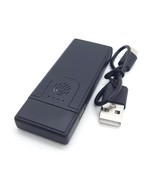 Touch Sensing Black Rechargeable Flameless Windproof USB Cigarette Lighter - $17.58 CAD