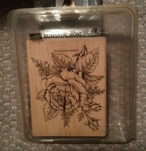 Vintage Stampin Up 1998 Romantic Rose Stamp in Case - £23.18 GBP