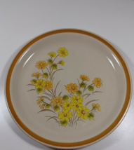 Vintage Ekco Eterna Stoneware Hand Painted Somerville Floral Design Dinner Plate - £11.63 GBP