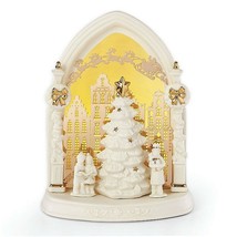 Lenox Lighted Christmas Tree Town Square Carolers Figurine Illuminations NEW - £71.94 GBP