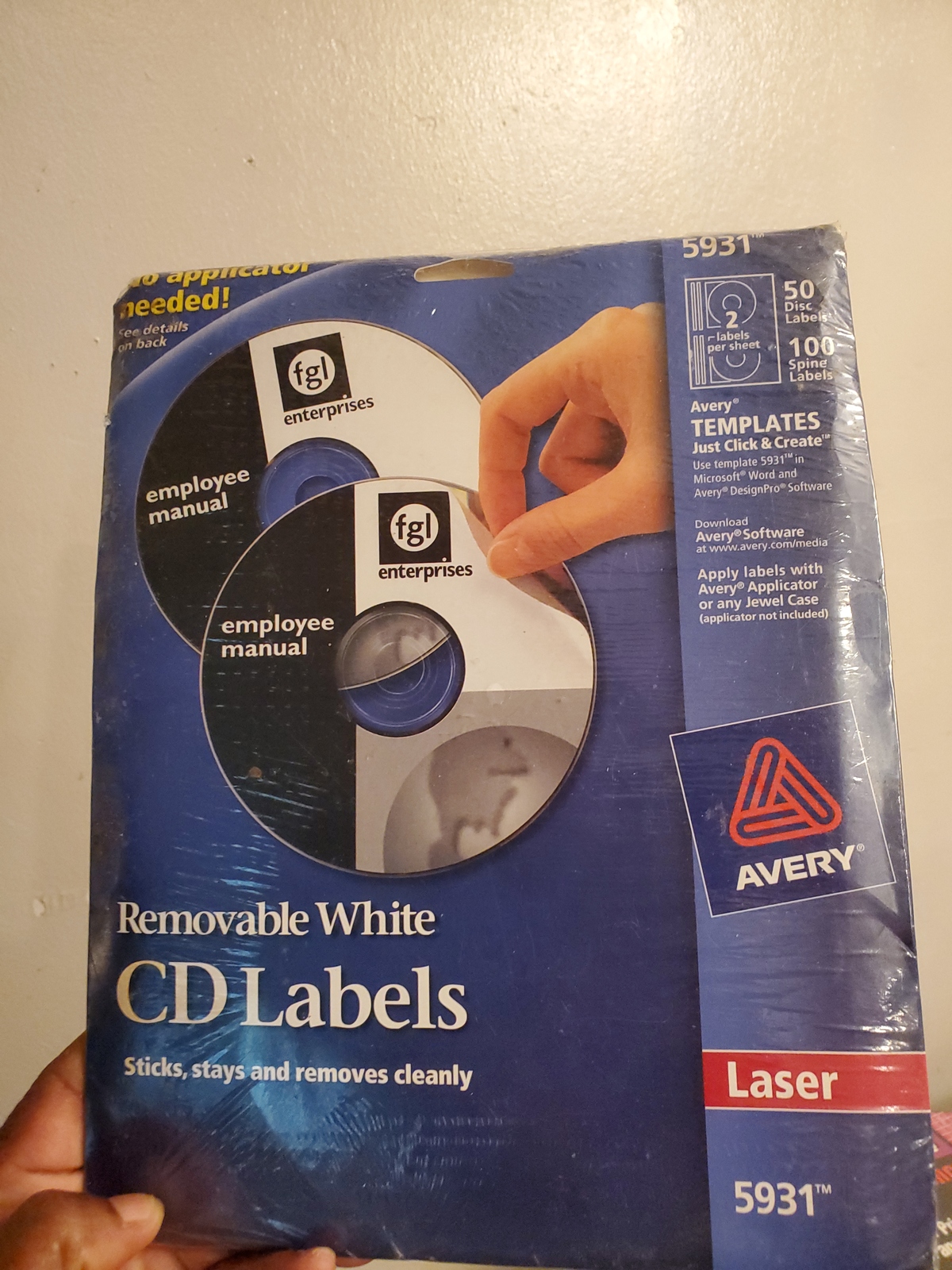Avery 5931 Removable CD Labels: Sticks, Stays and removes cleanly - $16.99