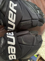 Bauer Vapor X-80 Hockey Gloves 13&quot; 33cm Black - £26.76 GBP