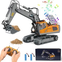 RC Excavator Toys for 3 Year Old Boys 11-Channel Remote Control Excavator - £30.44 GBP