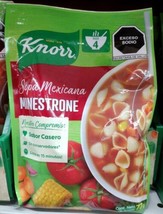 3X Knorr Sopa Mexicana Minestrone Mexican Soup - 3 De 77g c/u - Envio Gratis - $15.47