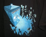 TeeFury Doctor Who LARGE &quot;Bad Landing&quot; Doctor Who Villlians Tribute BLACK - £10.98 GBP