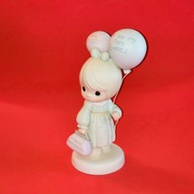 PRECIOUS MOMENTS FIGURINE YOU ARE MY MAIN EVENT BALLOONS PURSE 1987 ENES... - £15.39 GBP