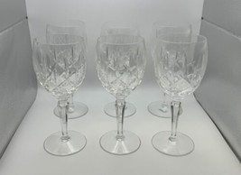 Set of 6 Gorham Crystal LADY ANNE Water Goblets - £143.54 GBP