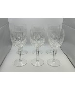 Set of 6 Gorham Crystal LADY ANNE Water Goblets - £144.22 GBP