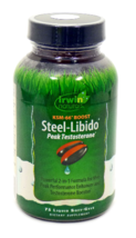 Irwin Naturals Steel-Libido Peak Testo - 75 Liquid Softgels - Exp 6/24 - £12.60 GBP