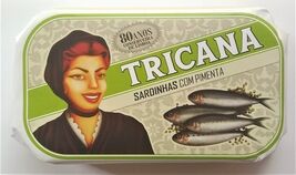 Tricana - Canned whole Sardine with Pepper - 5 tins x 120 gr - $83.69 CAD