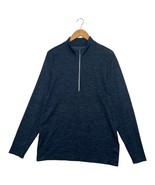 Lululemon Pullover Mens XL Blue Metal Vent Tech 1/2 Zip Seamless Athleti... - €41,61 EUR