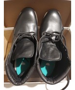 Size 10 Men&#39;s Black Leather Upper Ankle Boots.  Made In Mexico  Oil Resi... - $60.28 CAD