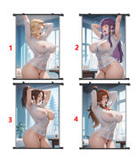 Art Poster Android 18 Fern Mai Shiranui Wall Scroll Anime Painting Decor... - $18.99