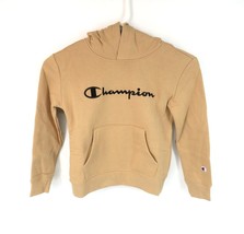 Champion Boys Brown Hoodie Logo Print Front Pocket XS (4/5) NWT $40 - $16.15