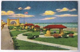 Postcard Band Shell World&#39;s Wonder Beach Daytona Beach Florida - $2.96