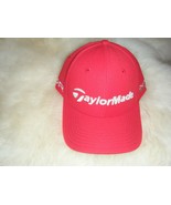 TAYLOR MADE RED WITH WHITE LETTER TOUR PREFERRED BASEBALL CAP ONE SIZE F... - £8.11 GBP