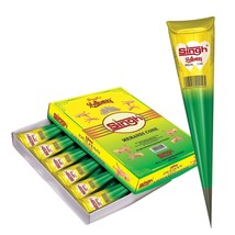 SINGH Brown Mehendi Cone , 30 GM (Pack of 12 pieces) - $19.79