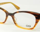 OGI Evolution 9206 1667 Braune Bernstein Mingle Brille 50-18-140mm Japan - $116.03