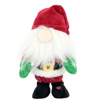 Holiday Time No Place Like Home Singing Dancing Animated Christmas Gnome - £24.03 GBP