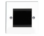 Philex 70435R Single Width Brushed Cable Entry/Exit Faceplate  - $10.00