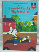 VINTAGE Walt Disney Donald Duck&#39;s Big Surprise Wonderful World Of Reading BOOK - £11.66 GBP