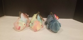 Extremely Rare Ty Beanie Baby Iggys 1997 - Lot of 3 Variations - £155.75 GBP