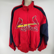 St Louis Cardinals Majestic Red Jacket Size XL Authentic Collection - £46.62 GBP