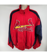 St Louis Cardinals Majestic Red Jacket Size XL Authentic Collection - £46.70 GBP