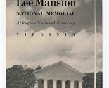 Lee Mansion National Memorial Brochure Arlington National Cemetery VA 19... - $17.82