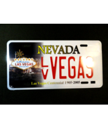 NEW Las Vegas Nevada Centennial License Plate FULL SIZE RAISED LETTERS SEAL - €22,69 EUR