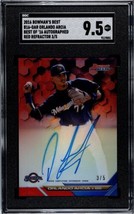 Authenticity Guarantee 
2016 Bowman’s Best Orlando Arica RC 3/5 Auto Best Of ... - £255.60 GBP